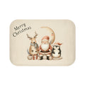 Merry Christmas Santa & Reindeer Bath Mat – Cute Holiday Bathroom Decor