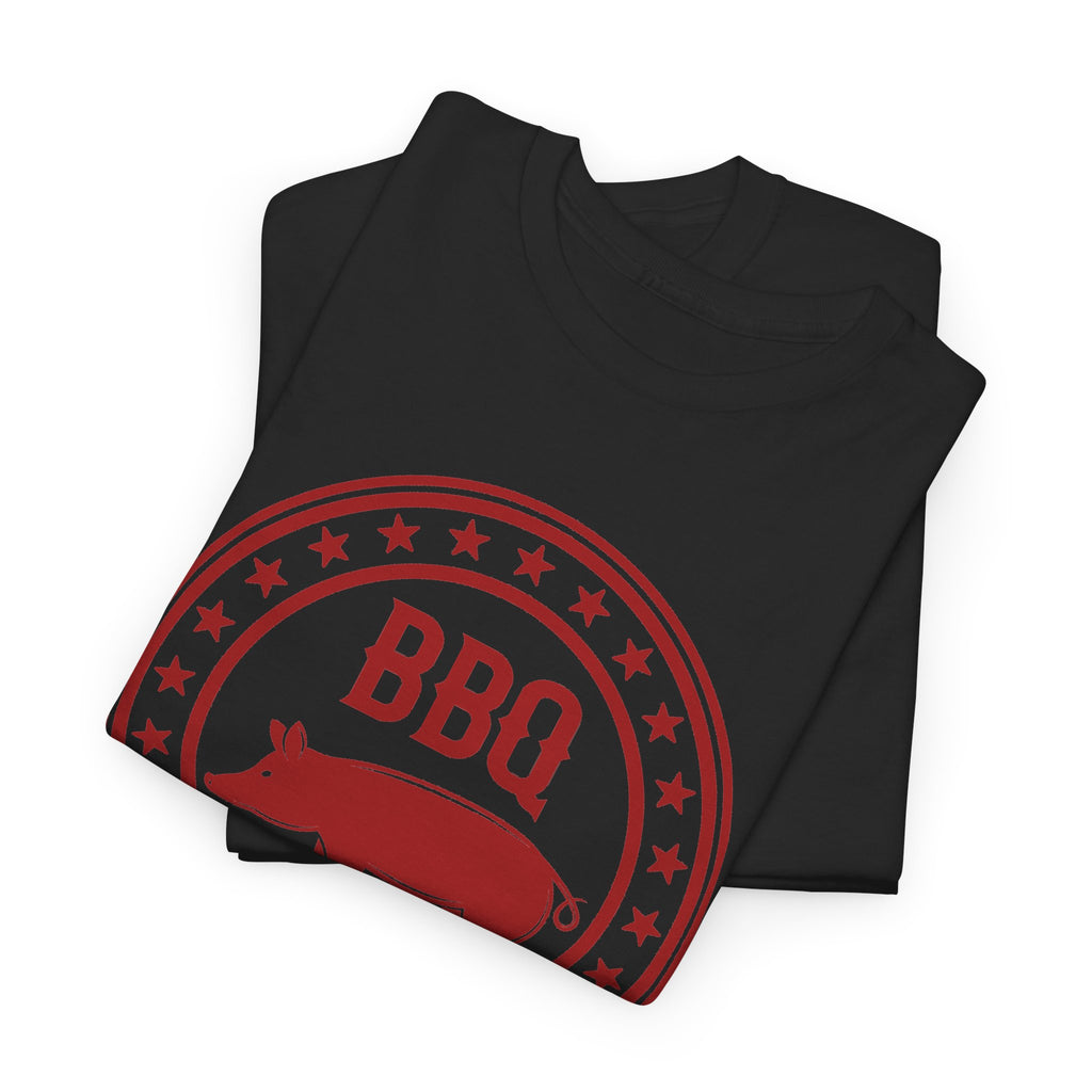 BBQ Pig T-Shirt – Vintage Red Barbecue & Grill Graphic Tee