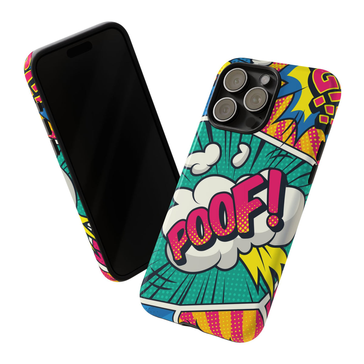Retro Comic Pop Art Phone Case – Colorful Tough Case