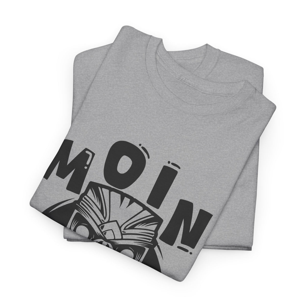 “MOIN” Tiki Mask T-Shirt – Tropical Streetwear Graphic Tee
