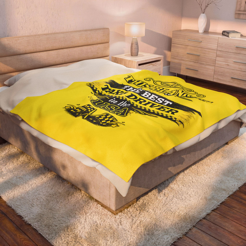 Best Taxi Driver Blanket Gift for Taxi Driver  Funny Cab Driver Gift  USA Taxi Appreciation Throw