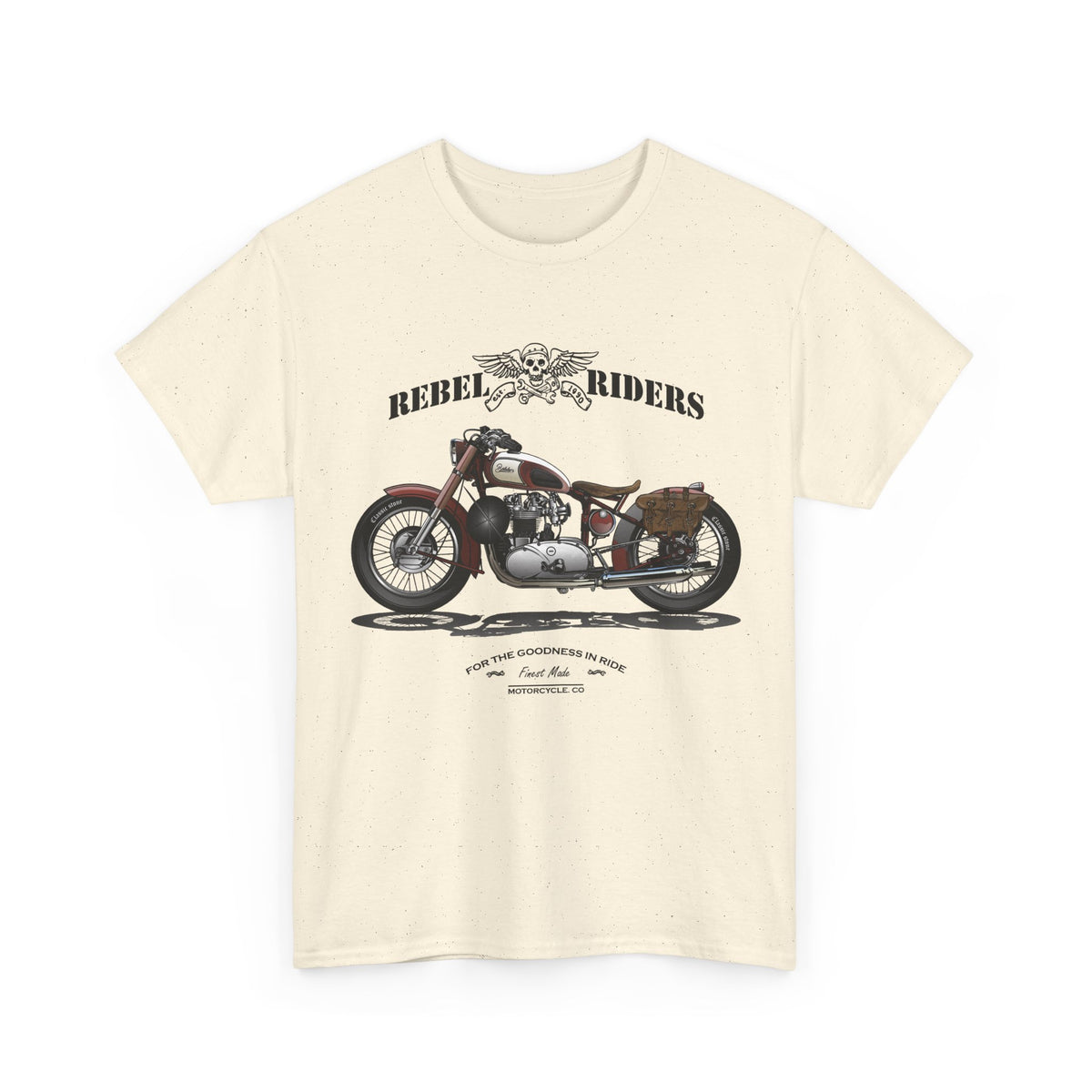 Rebel Riders T-Shirt – Vintage Motorcycle Biker Graphic Tee