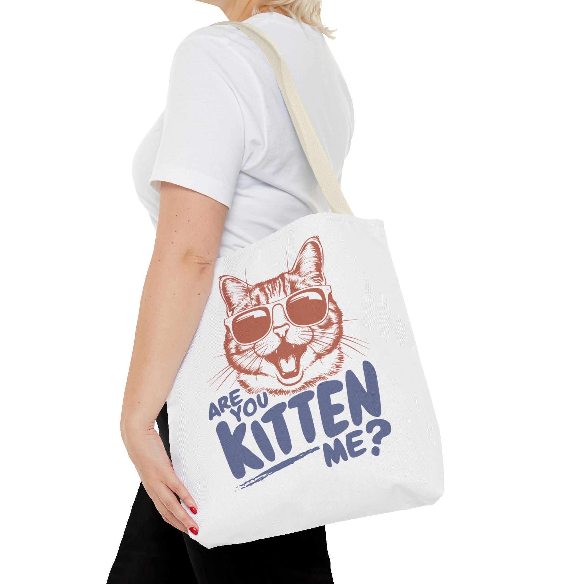 Are You Kitten Me? Cat Tote Bag
