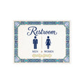 Decorative Ceramic Restroom Sign – Men & Women – SE4