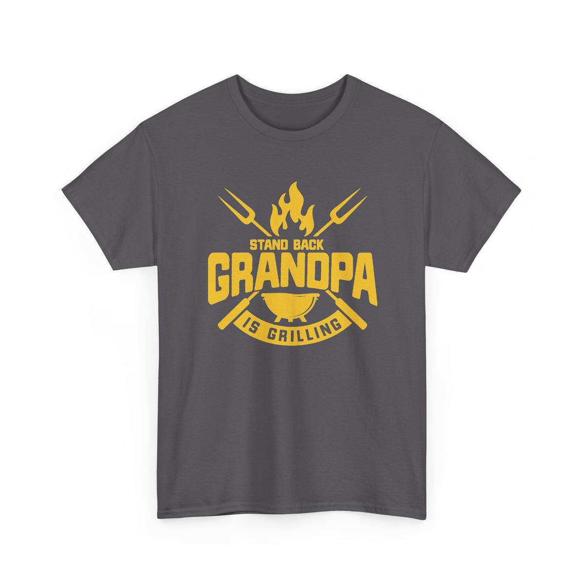 “Grandpa Is Grilling” T-Shirt – Funny BBQ & Grill Graphic Tee