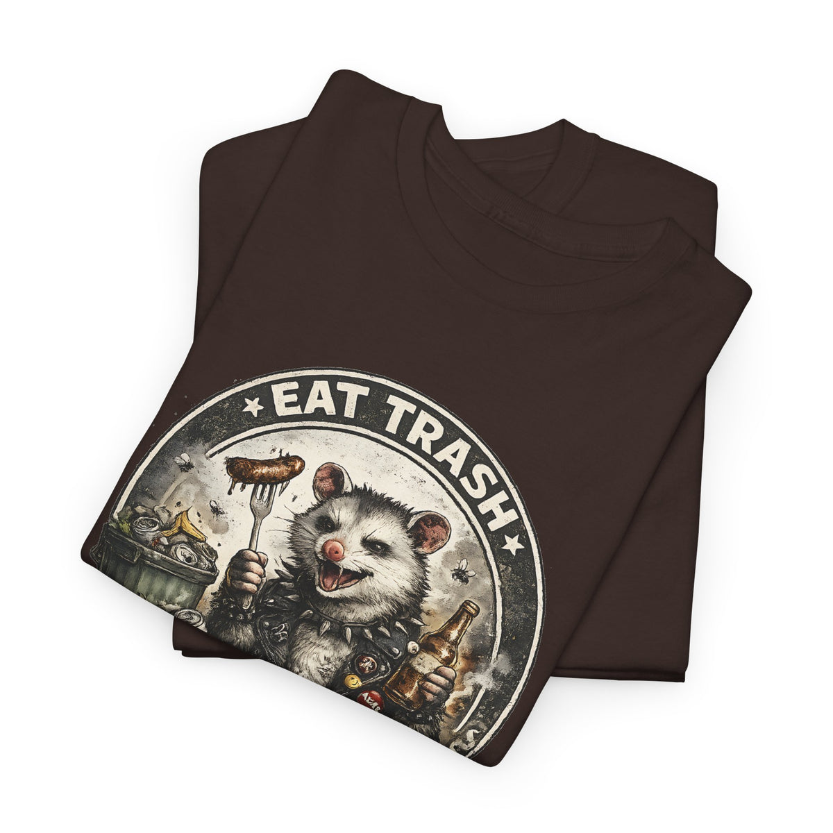 “Eat Trash, Party Hard” Opossum T-Shirt – Funny Graphic Tee