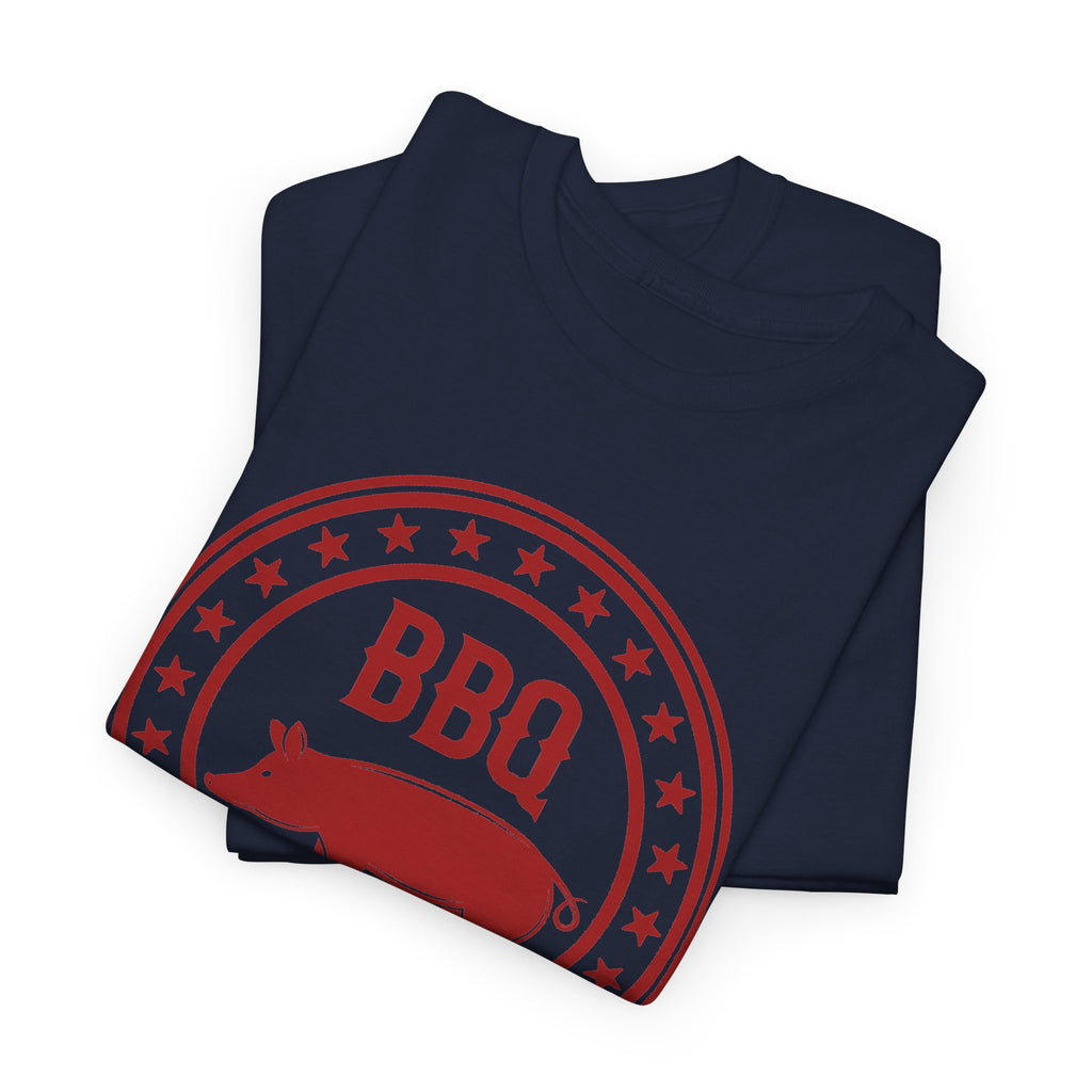 BBQ Pig T-Shirt – Vintage Red Barbecue & Grill Graphic Tee