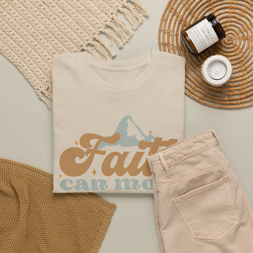 Faith Moves Mountains T-Shirt – Christian Faith Graphic Tee