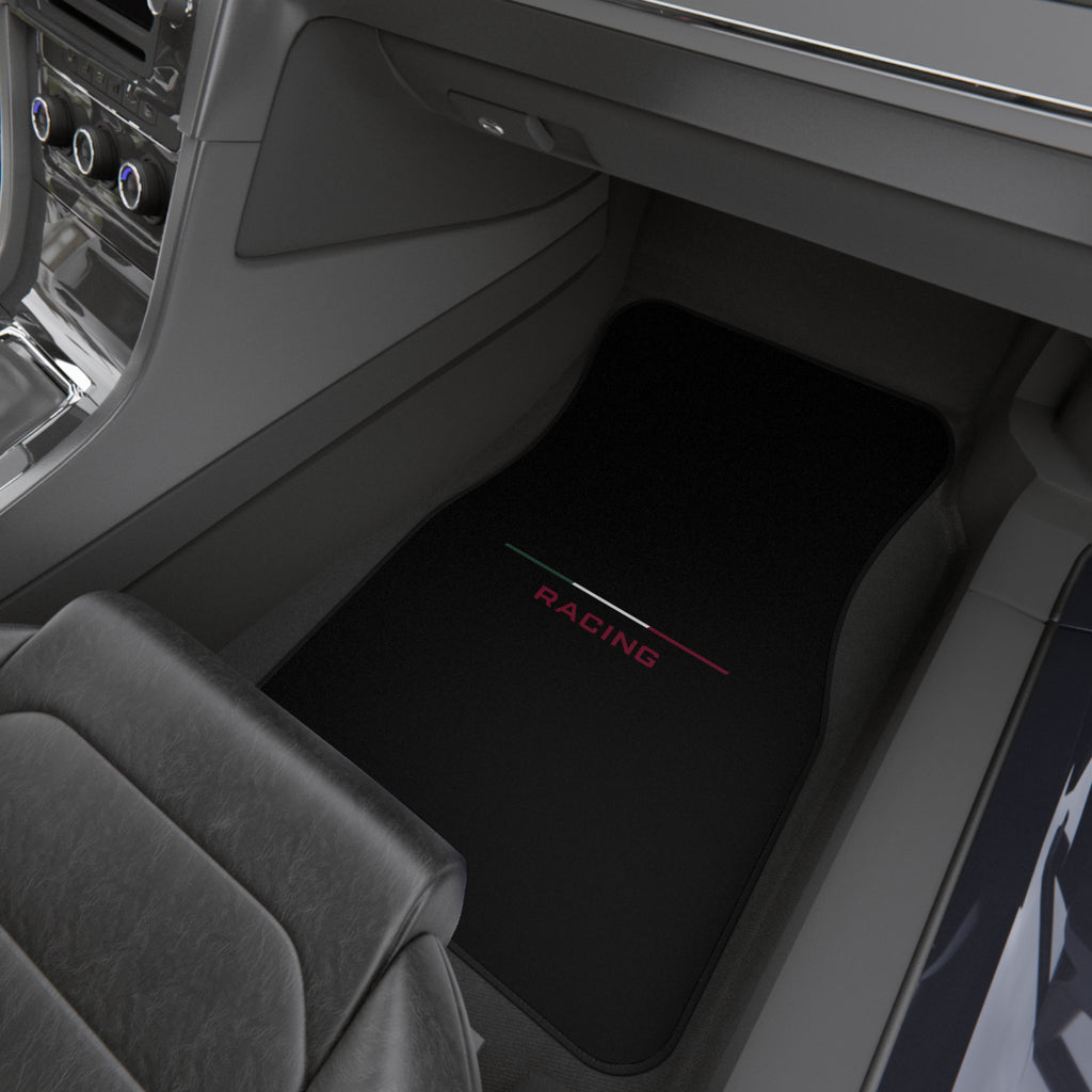 Italian Racing Car Floor Mats – 4-Piece Set