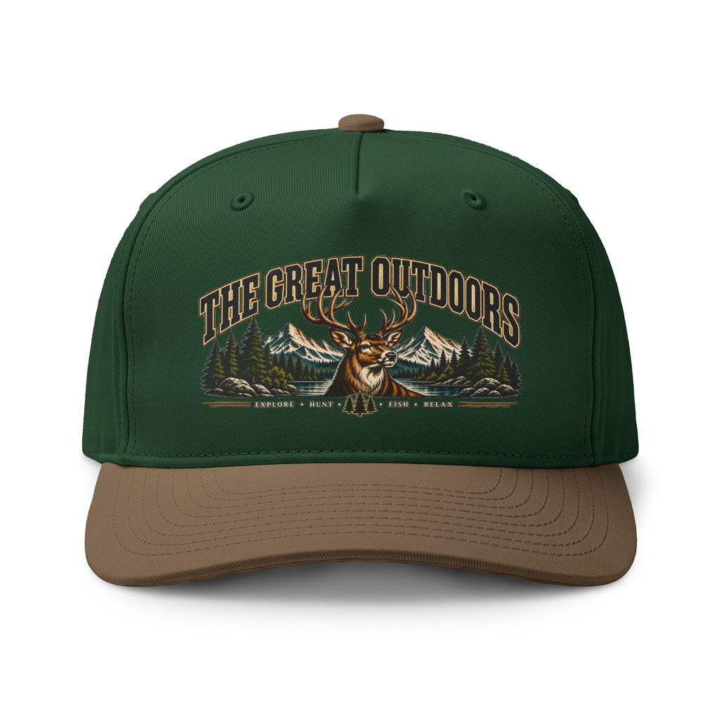 Great Outdoors Deer Two-Tone Cap – Hunting & Outdoor Adventure Hat