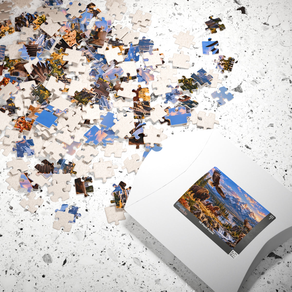 American Wildlife Puzzle – Mountain Wilderness Jigsaw Puzzle (110, 252, 520, 1014-piece)