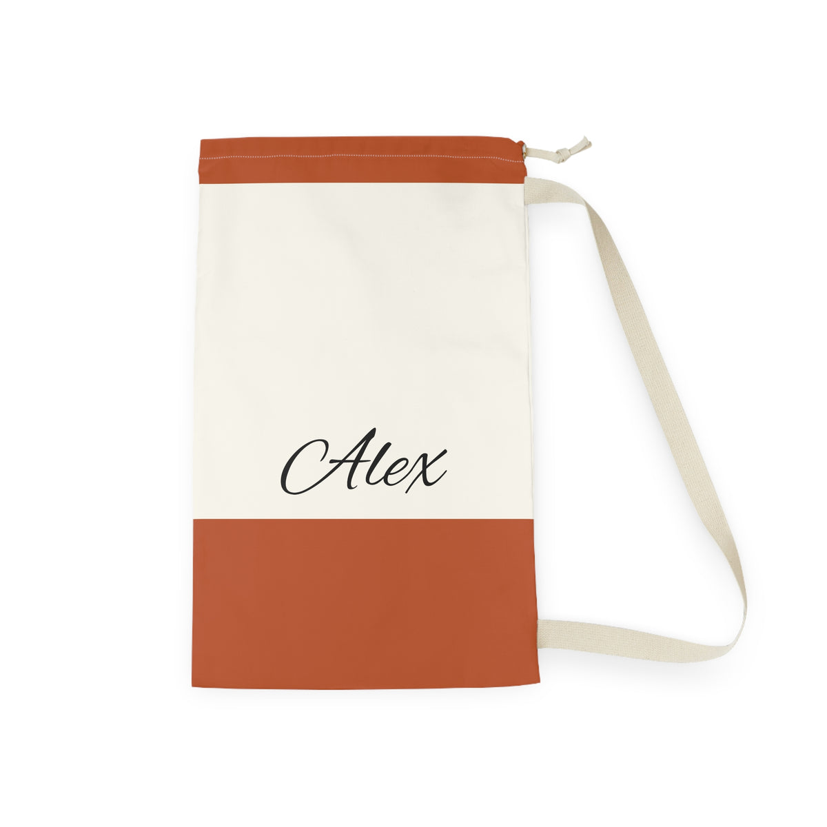 Personalized Name Laundry Bag, Canvas Laundry Sack | Monogram Laundry Bag