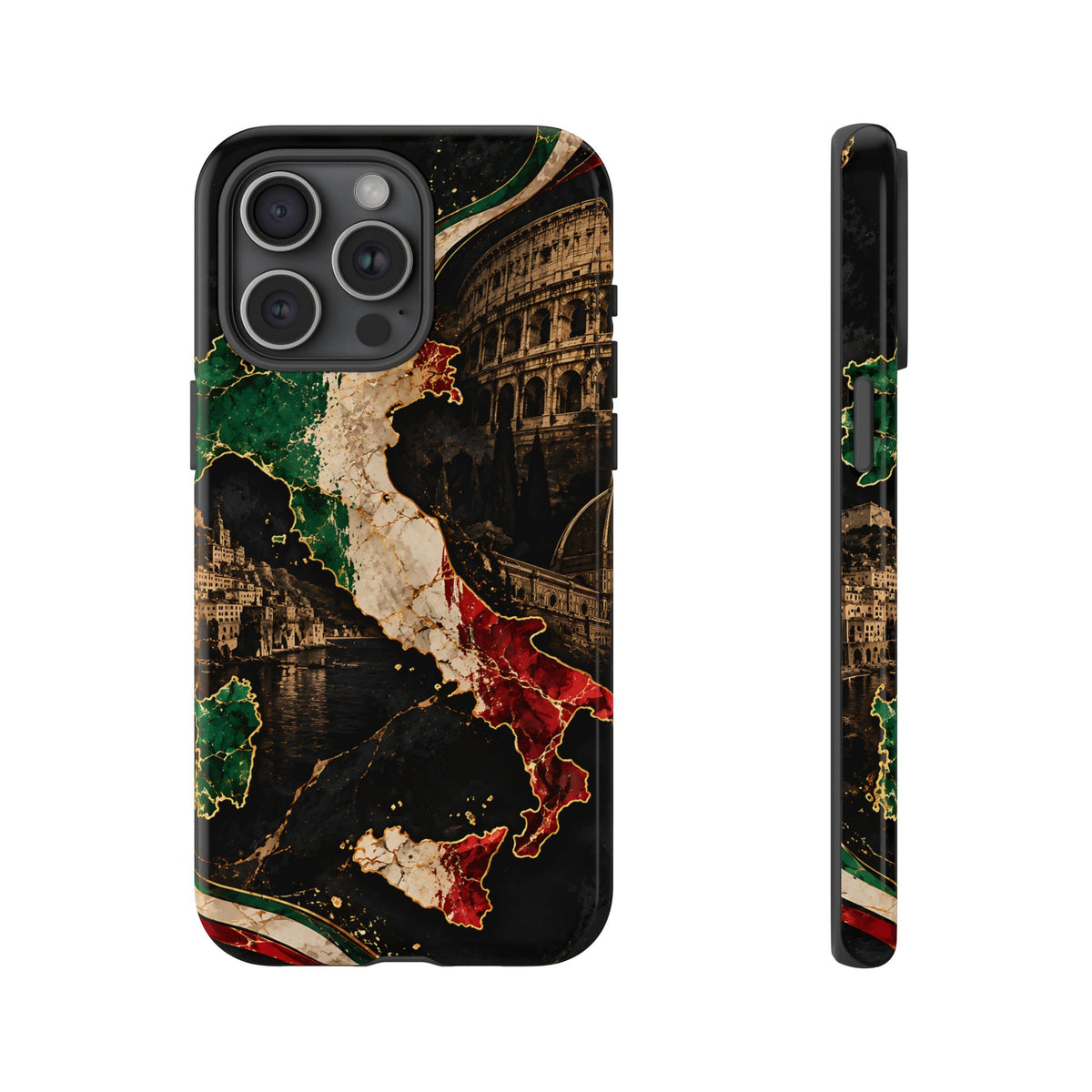 Italy Map Phone Case – Italian Heritage Rome Tough Case