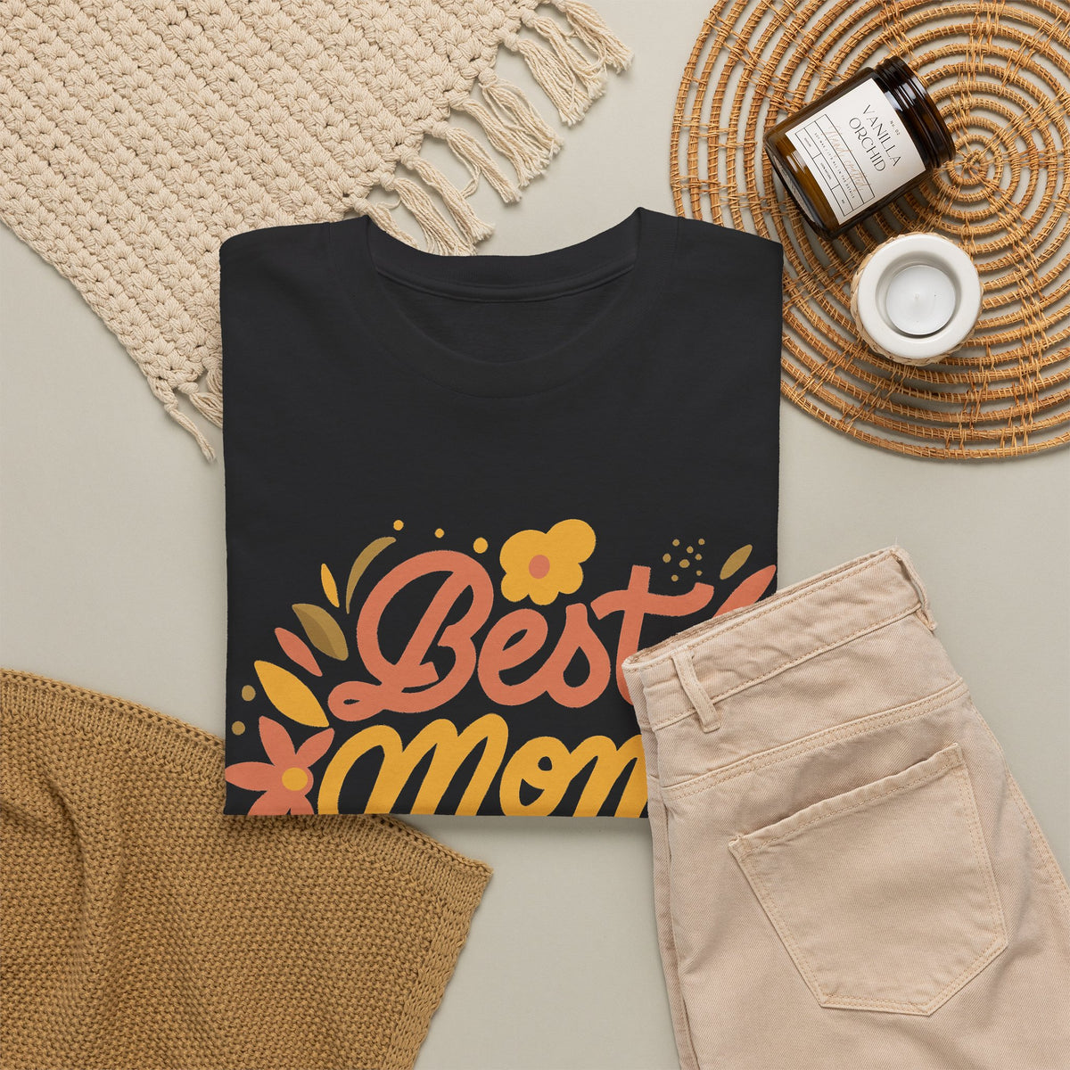 “Best Mom Ever” T-Shirt – Floral Mother’s Day Gift Graphic Tee