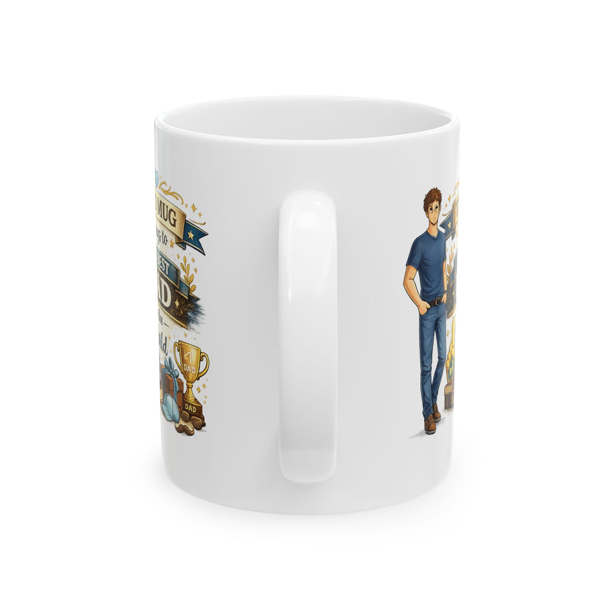 Best Dad Mug  This Mug Belongs To The Best Dad in The World, Fathers Day Gift, Dad Coffee Mug