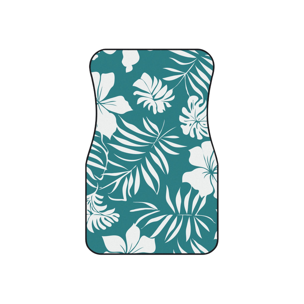 Tropical Floral Car Floor Mats – 4-Piece Set