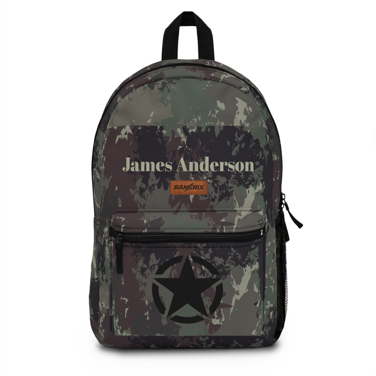 Personalized Military Camo Backpack with Name – Army Style Backpack