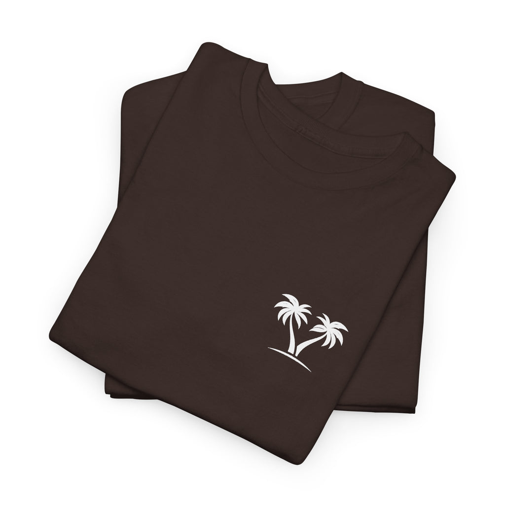 Minimal Palm Tree T-Shirt – Tropical Beach Graphic Tee