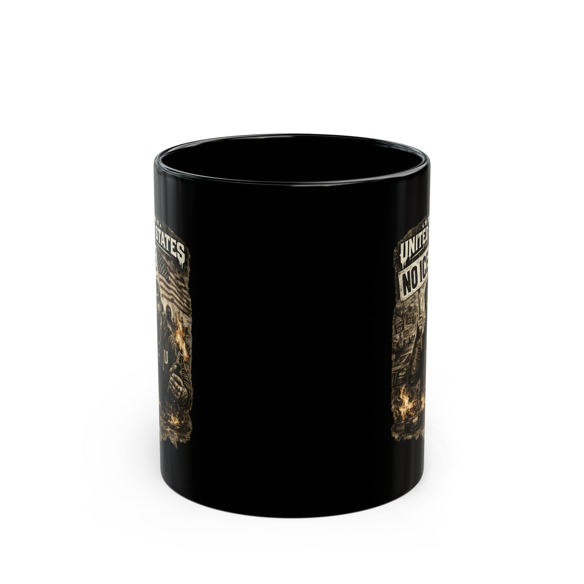 United States No ICE Mug Political Protest Coffee Cup Activist Statement Gift