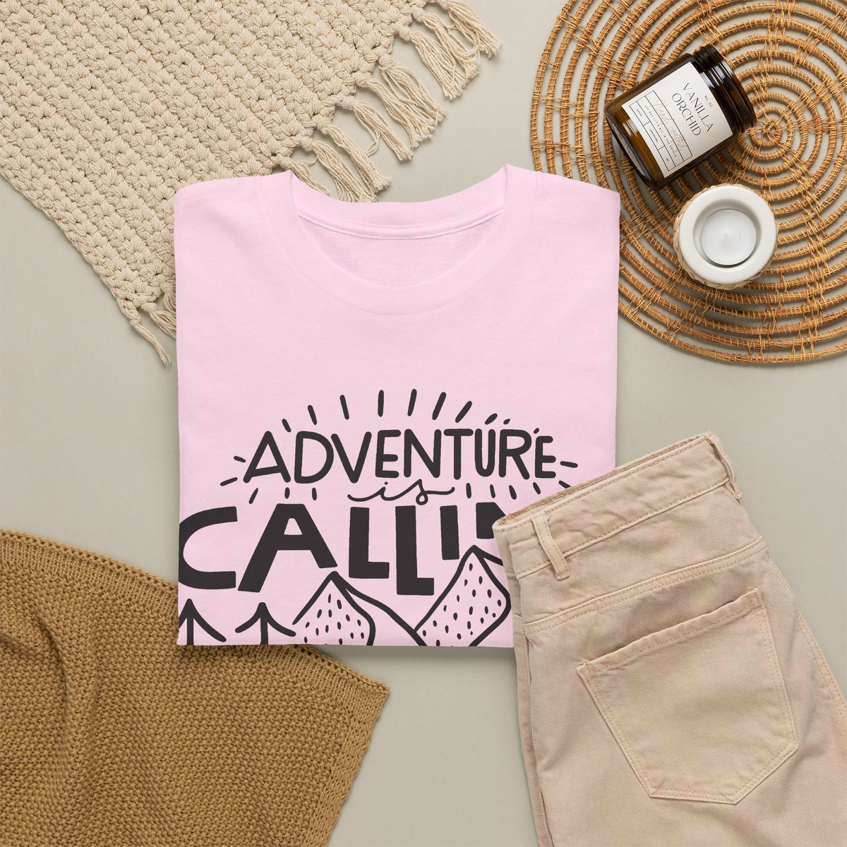 Adventure Is Calling T-Shirt – Outdoor Adventure Graphic Tee
