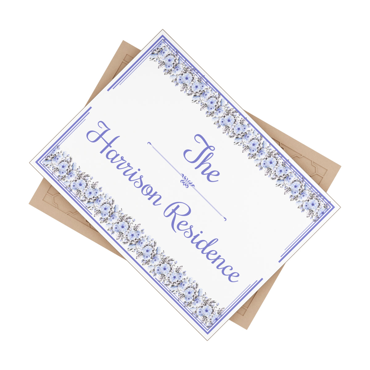 Personalized Family Name Ceramic Plaque – S25