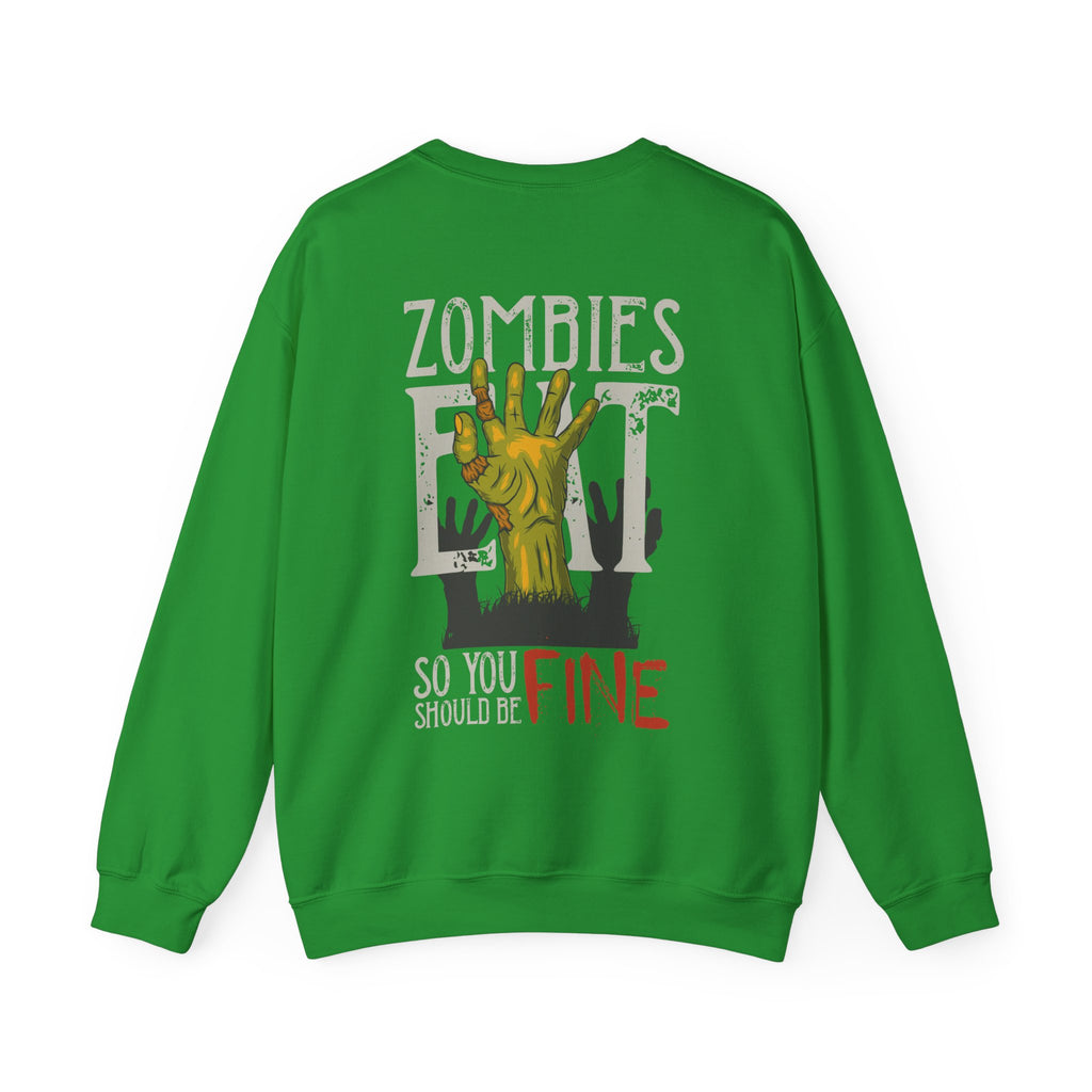 Zombies Eat Crewneck Sweatshirt