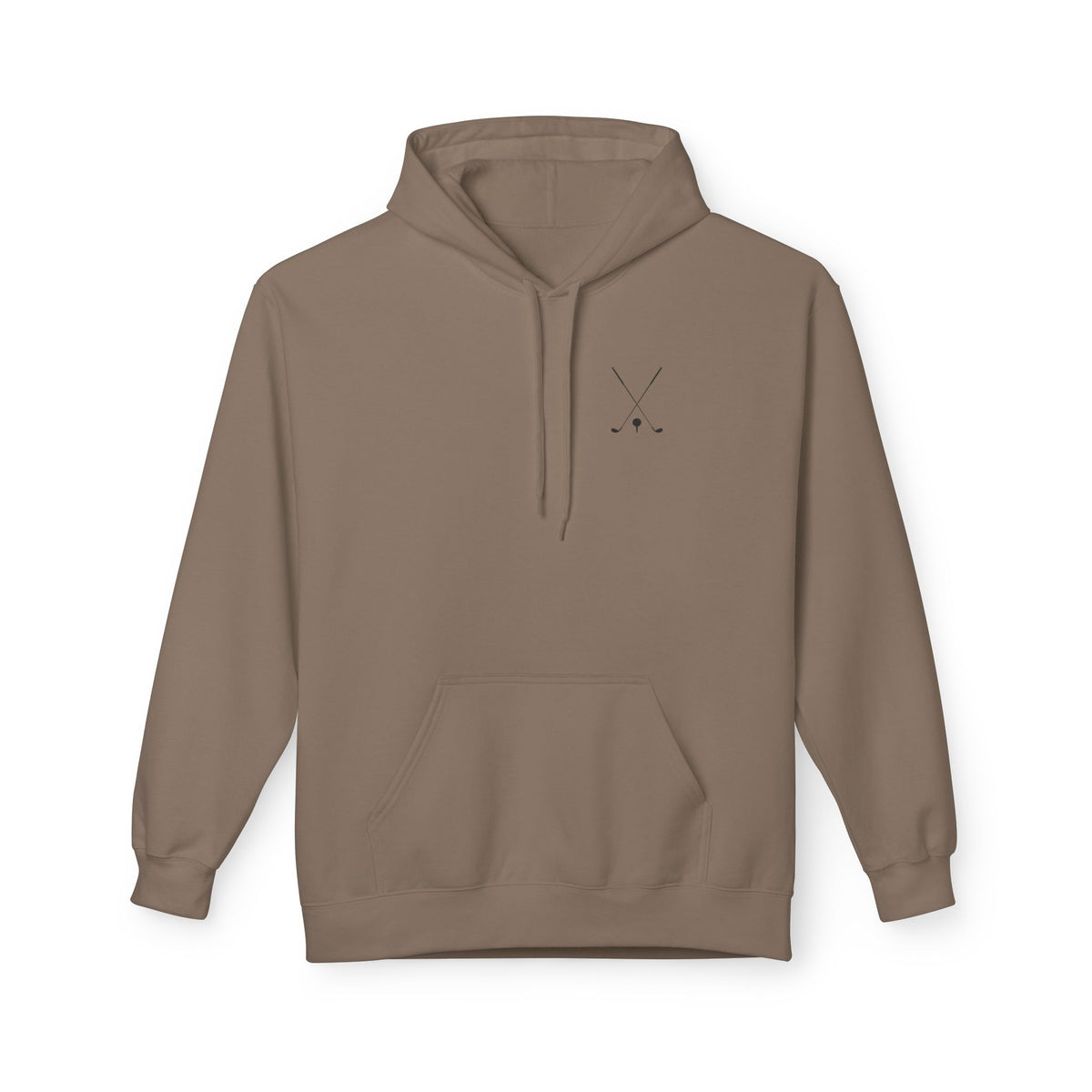 Minimalist Crossed Hockey Sticks Hoodie