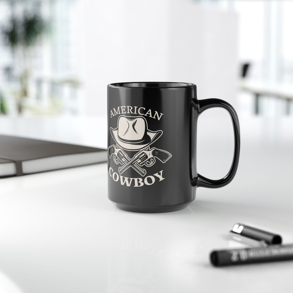 American Cowboy Mug Western Coffee Cup Patriotic Country Gift for Him