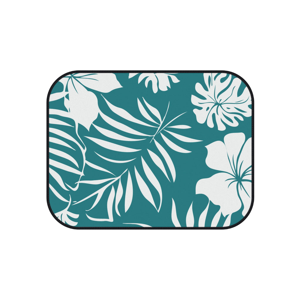 Tropical Floral Car Floor Mats – 4-Piece Set