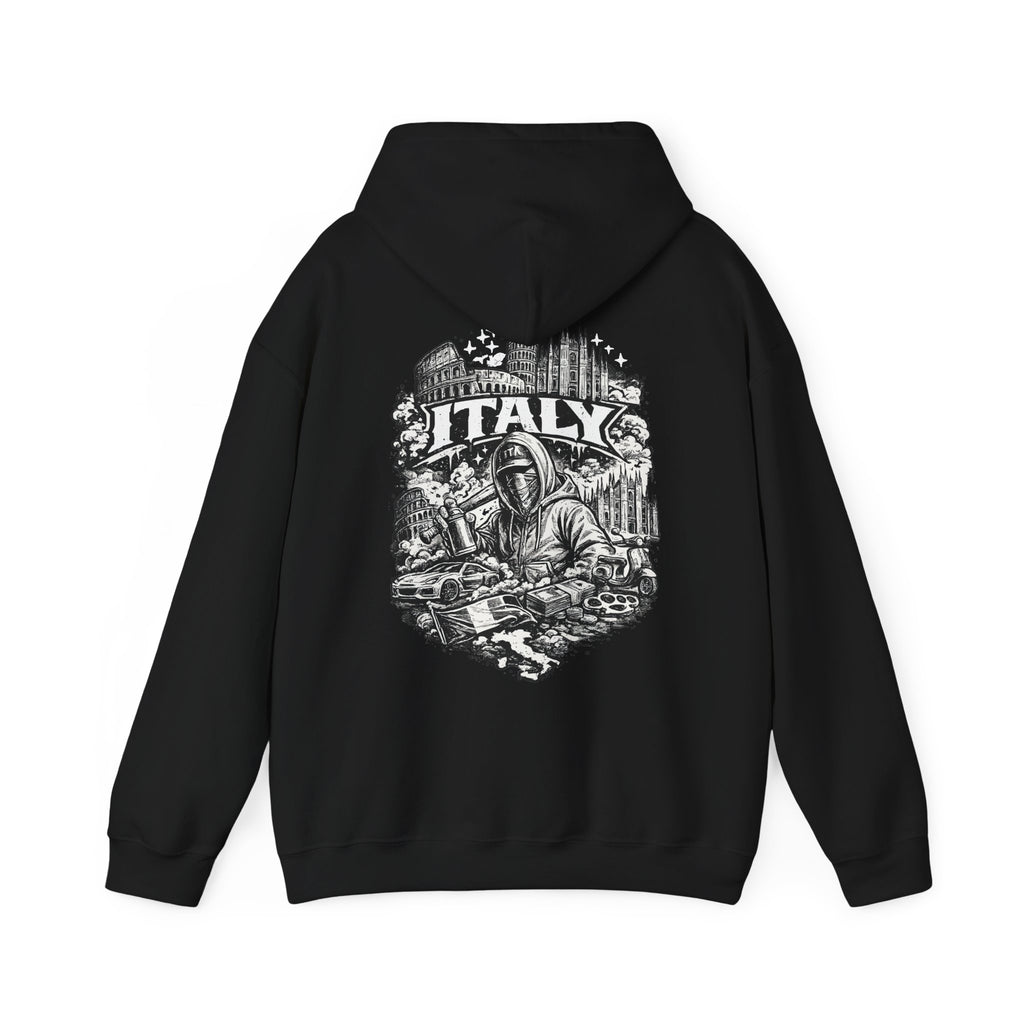 Italy Graphic Hoodie Vintage Travel & Culture Sweatshirt