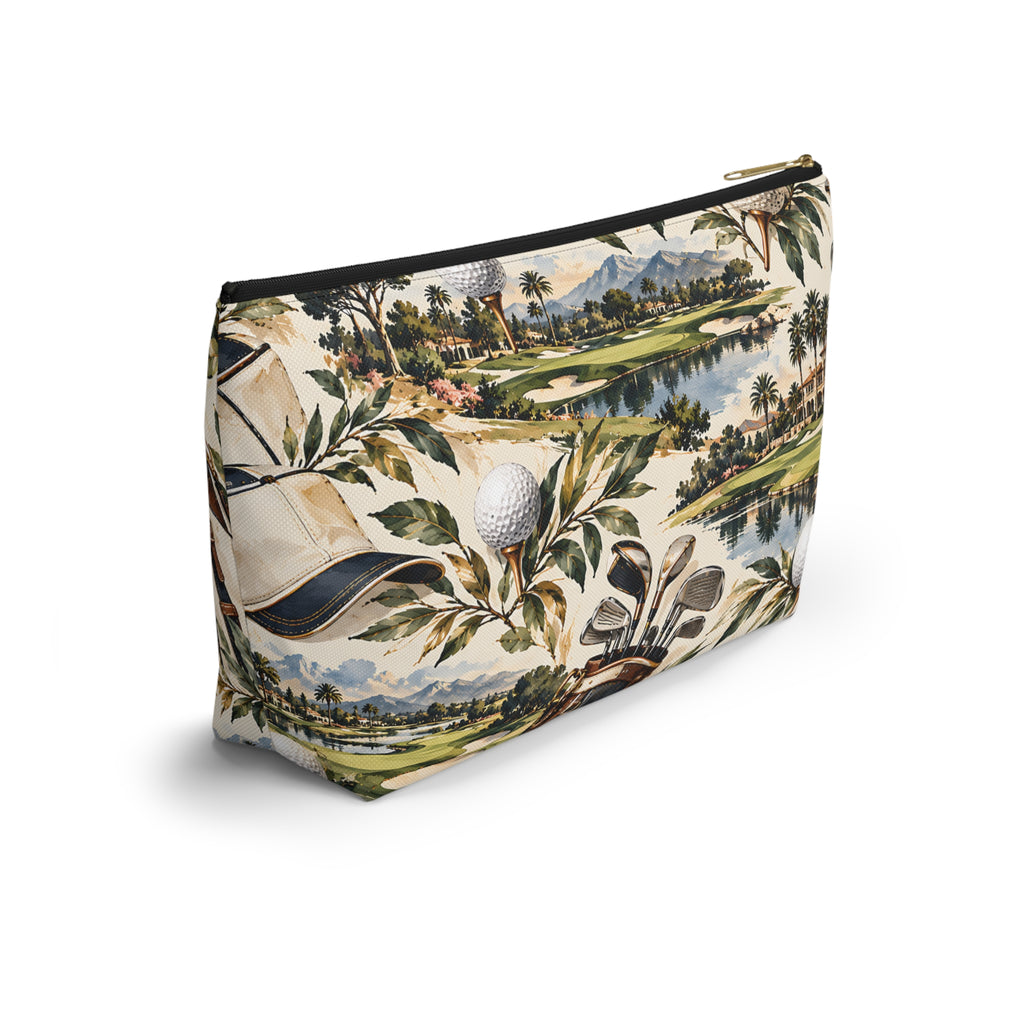 Vintage Golf Pouch – Classic Country Club Print