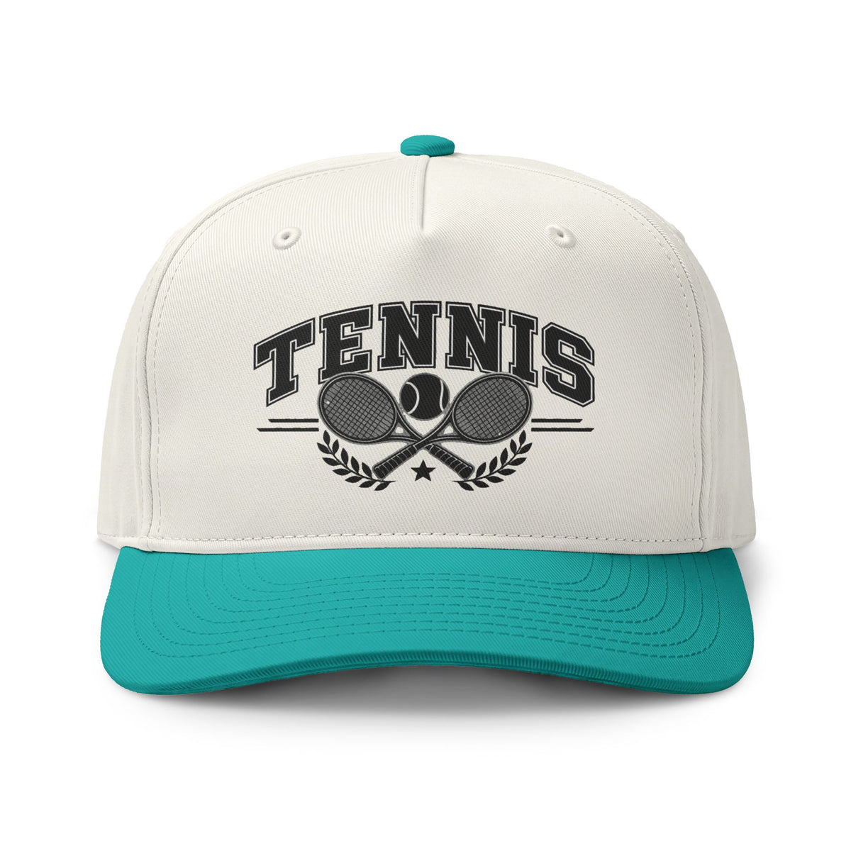Tennis Two-Tone Cap – Classic Tennis Racket Sports Hat