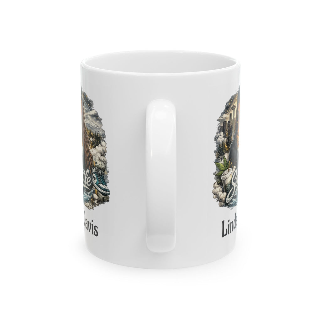Personalized Seattle Mug with Name – Seattle Washington Gift
