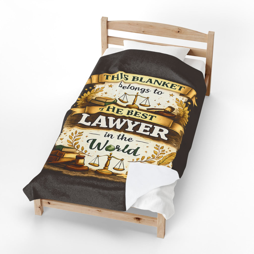 Best Lawyer Blanket Gift This Blanket Belongs to The Best Lawyer in the World  Funny Attorney Throw  Graduation Gift