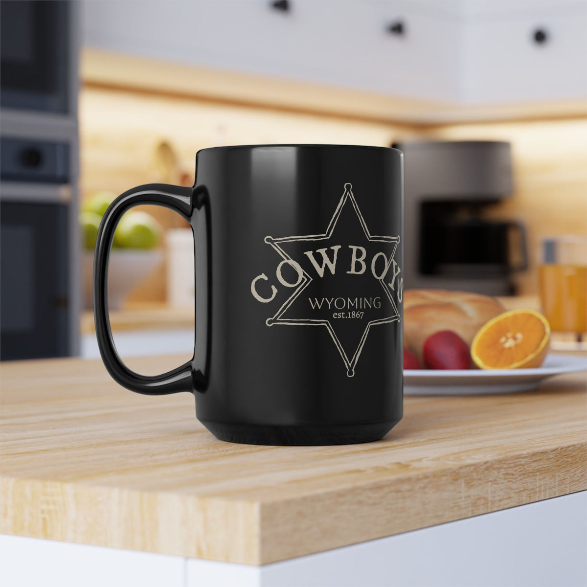 Cowboys Wyoming Mug Western Coffee Cup Vintage Ranch Country Gift for Him
