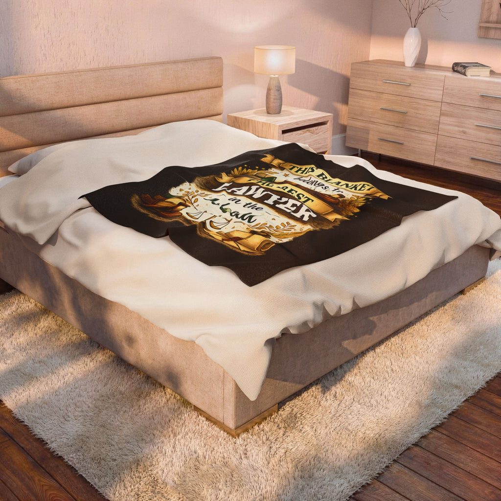 Best Lawyer Blanket Gift This Blanket Belongs to The Best Lawyer in the World  Funny Attorney Throw  Graduation Gift