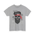 Biker Skull T-Shirt – “Live Fast Ride Free” Motorcycle Graphic Tee