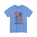 California Surf T-Shirt – Retro Surfboard & Palm Trees Graphic Tee