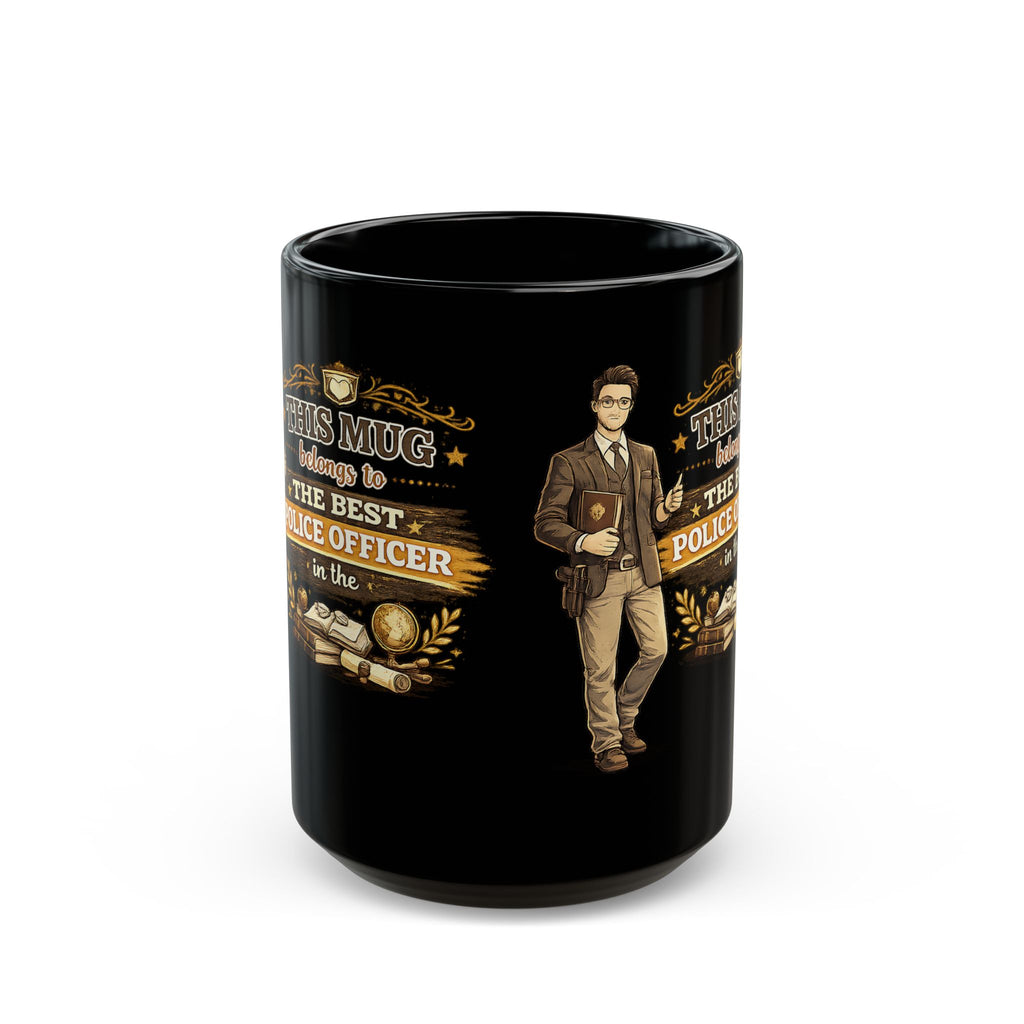 Best Police Officer Mug  This Mug Belongs To The Best Police Officer in the World, Law Enforcement Coffee Mug Gift