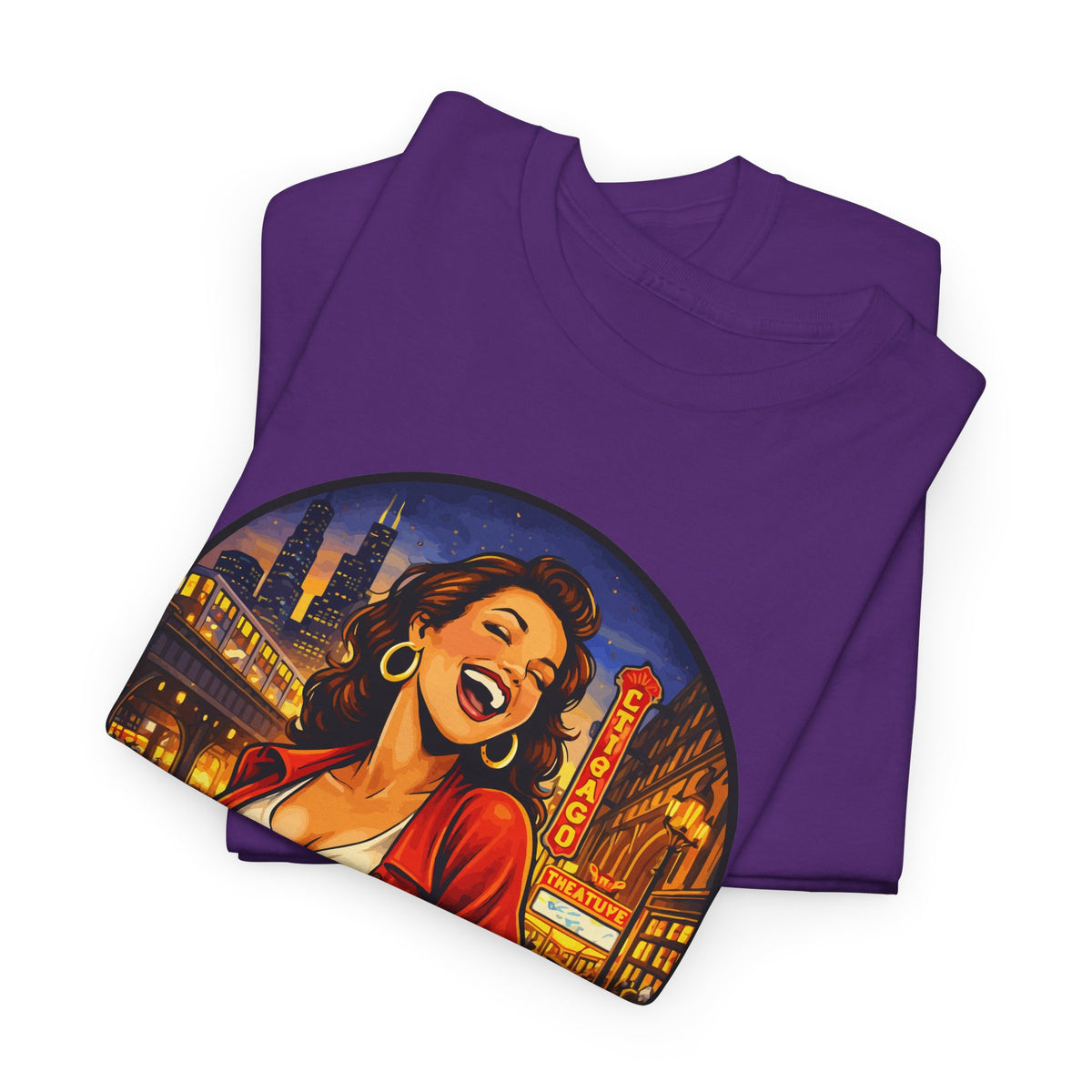 Chicago Skyline T-Shirt – Vintage Retro City Graphic Tee