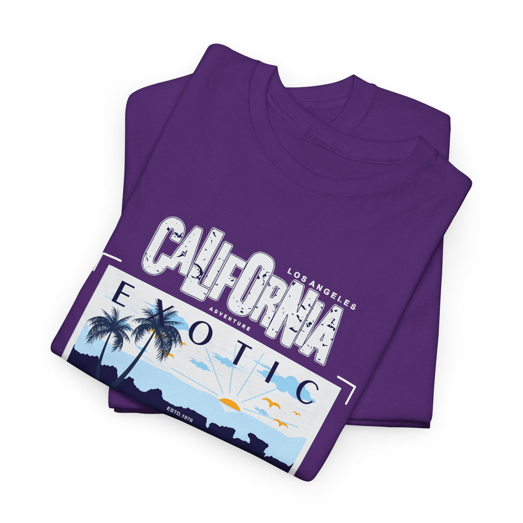 California Beach T-Shirt – Sunset Coastal Graphic Tee