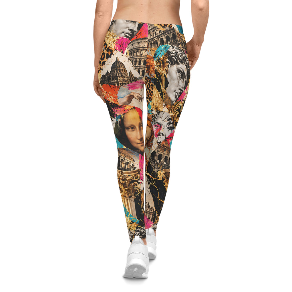 Italian Renaissance Art Leggings – Rome & Classical Collage