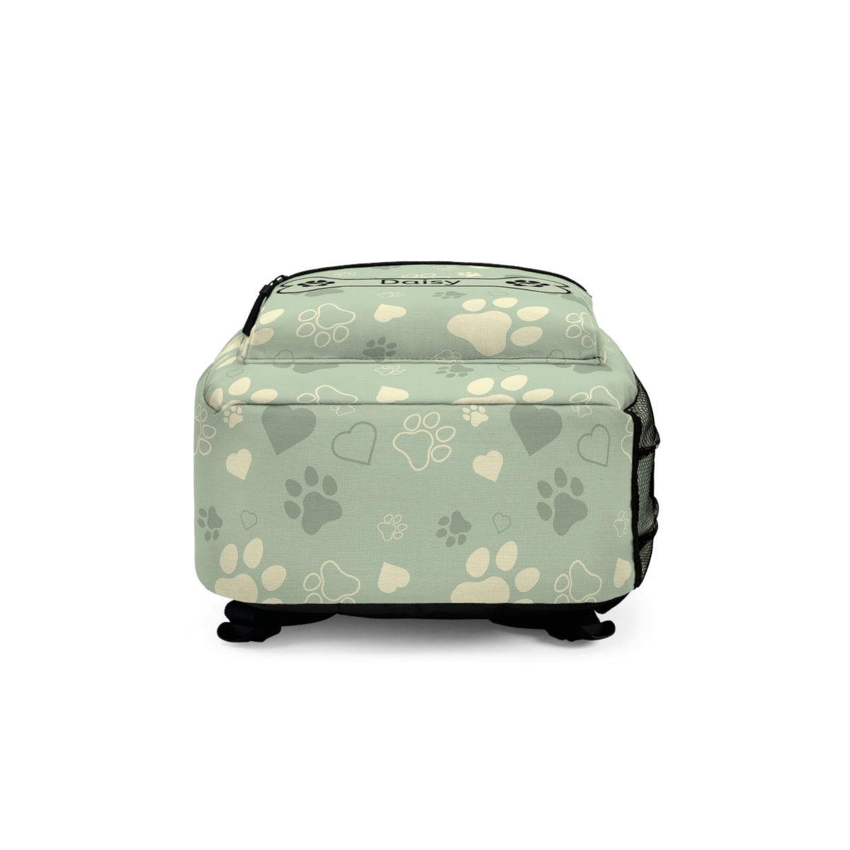 Personalized Pet Backpack with Name – Dog Paw Print Custom Backpack
