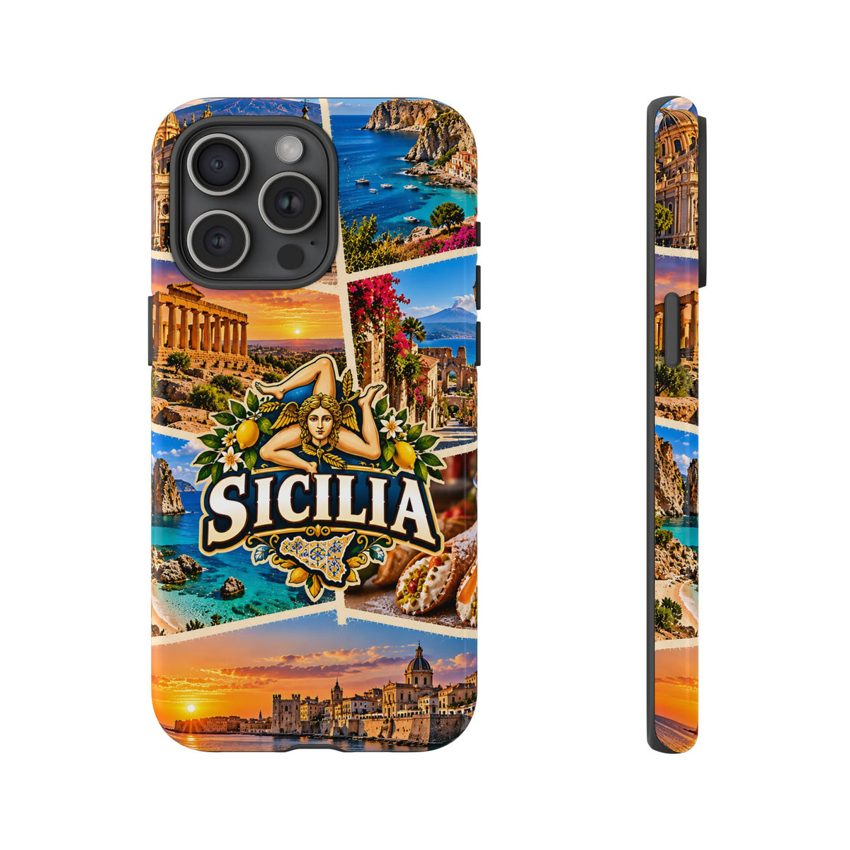 Sicily Italy Tough Phone Case – Sicilian Travel Collage
