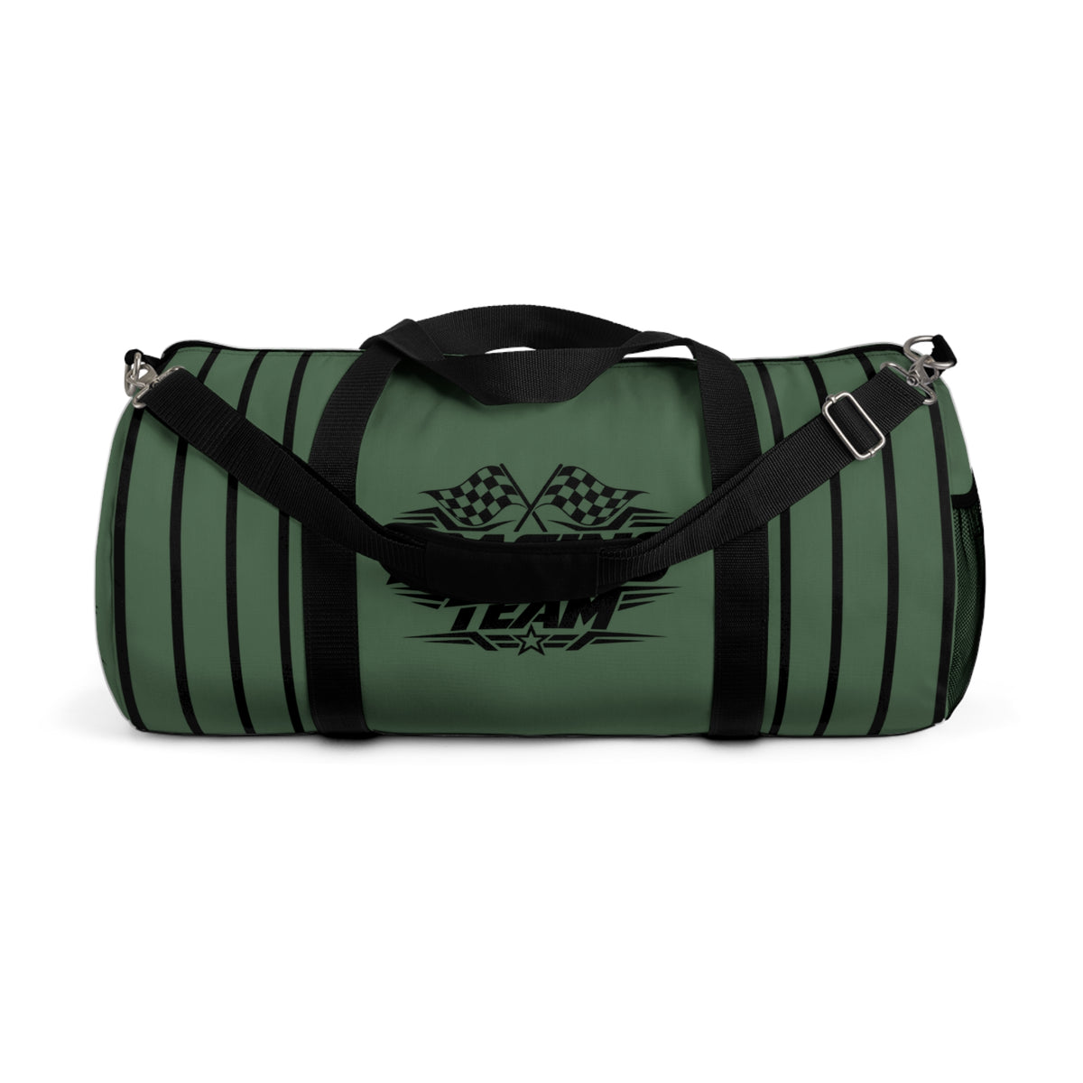 Racing Team Duffel Bag – Olive Green Motorsport Design