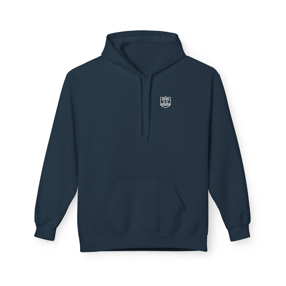 Shield Logo Hoodie Small Chest Emblem