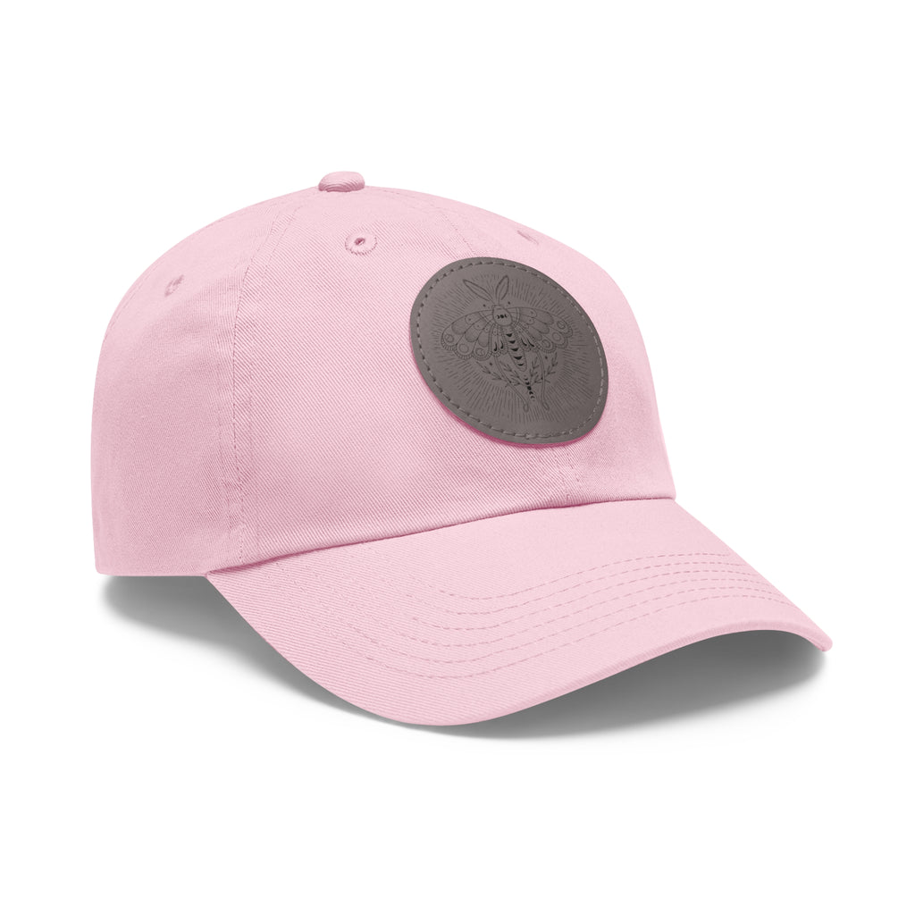 Bee Leather Patch Dad Hat – Cute Nature & Honey Bee Baseball Cap