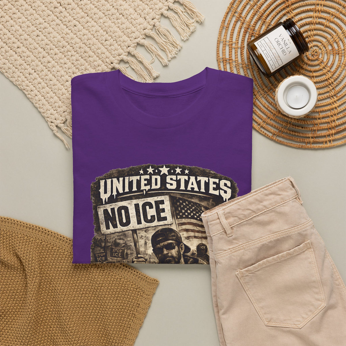 No ICE T-Shirt – United States Statement Streetwear Graphic Tee