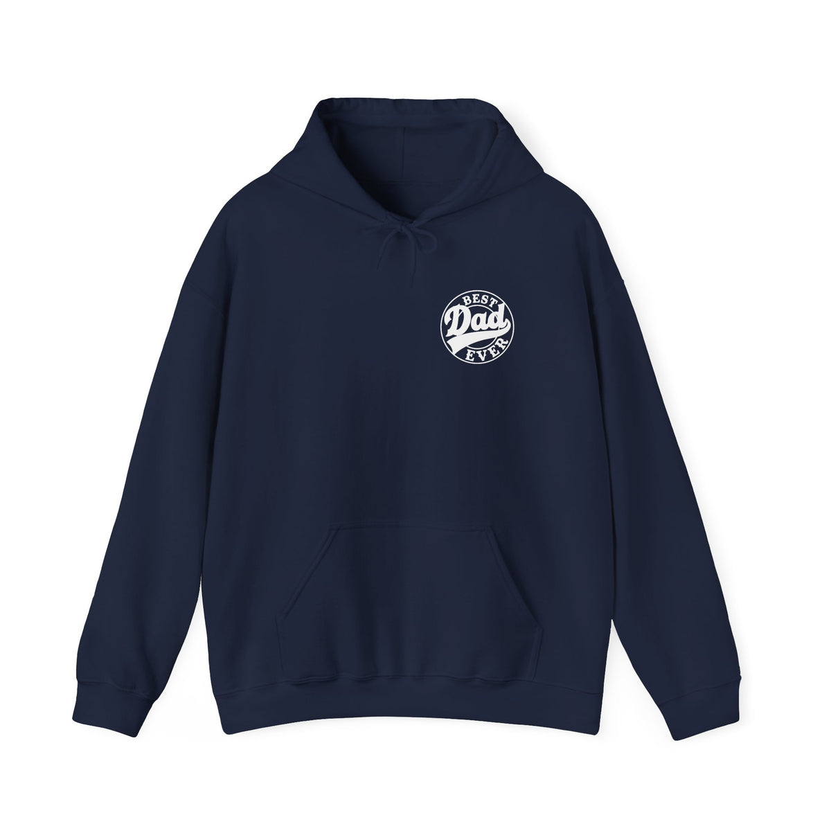 Best Dad Ever Hoodie  Retro Logo Fathers Day Sweatshirt