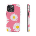 Pink Daisy Tough Phone Case – Cute Floral Design